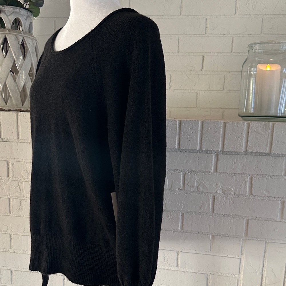 Nine West Classic Black Crew Neck Sweater - Picture 5 of 10